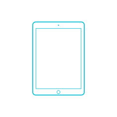 Guide Digital Apple Ipad Pro 9.7 Inch 1St Gen Clean Outline Svg Vector, Free Vectors File